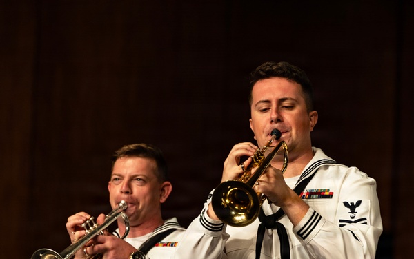 Navy Band Northwest Performs at Bellevue East High School During Omaha Navy Week
