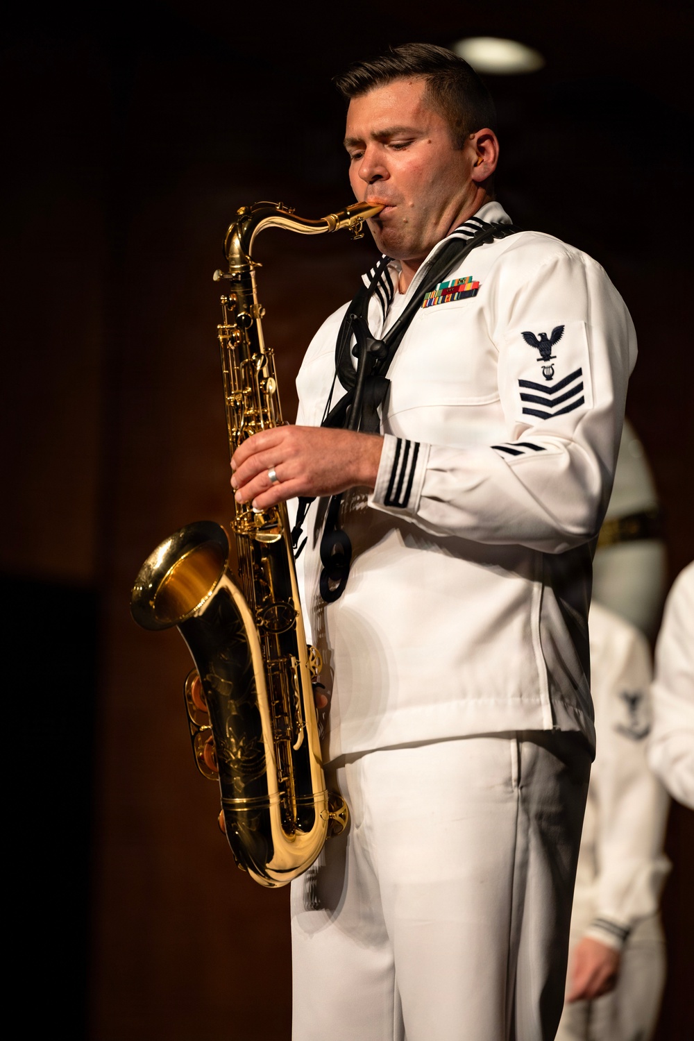 Navy Band Northwest Performs at Bellevue East High School During Omaha Navy Week
