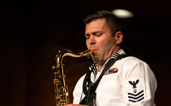 Navy Band Northwest Performs at Bellevue East High School During Omaha Navy Week
