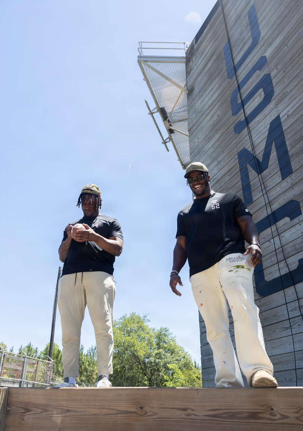 Atlanta Falcons Visit Marine Corps Recruit Depot Parris Island
