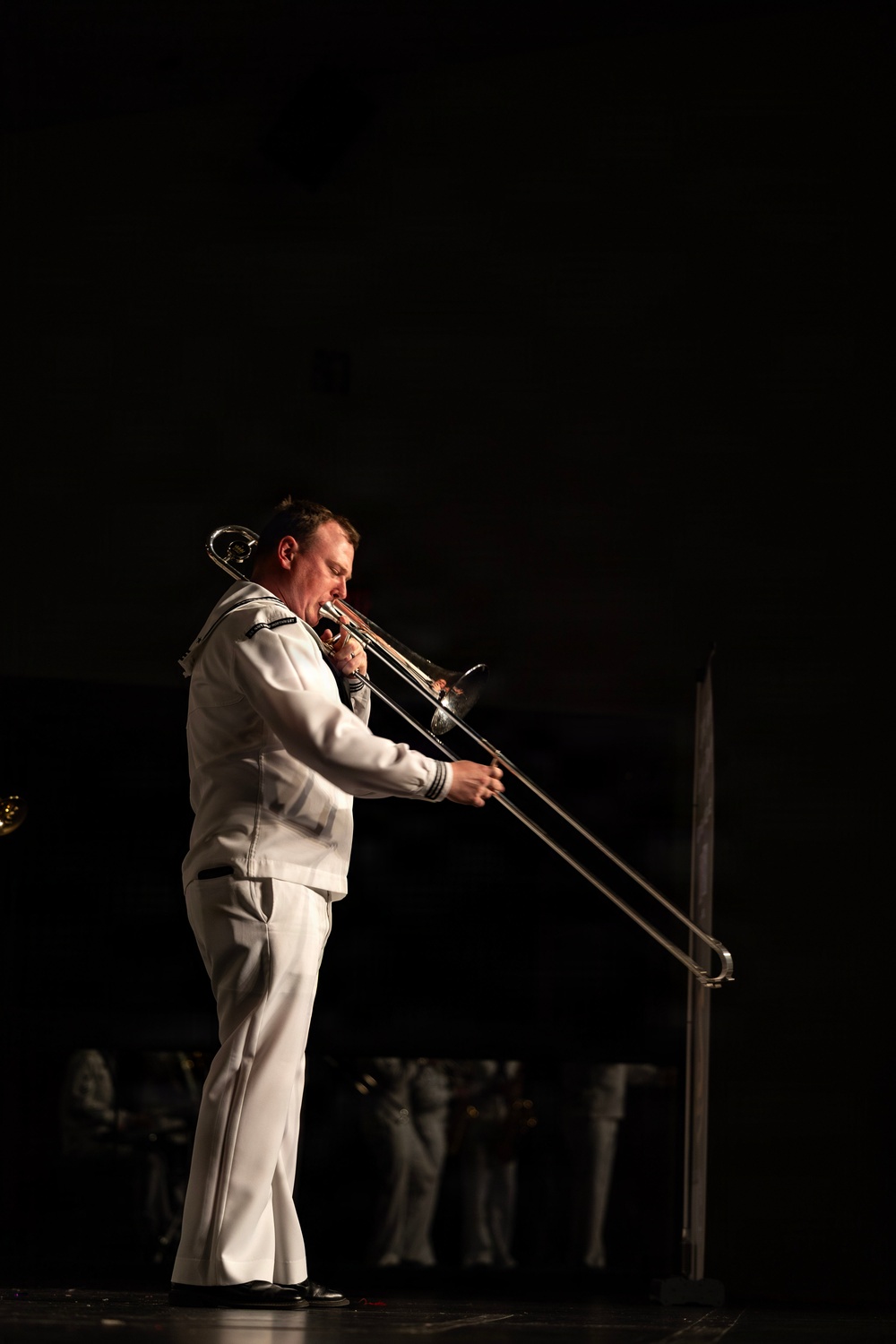 Navy Band Northwest Performs at Bellevue East High School During Omaha Navy Week