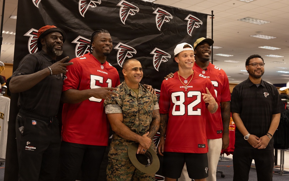 Atlanta Falcons Visit Marine Corps Recruit Depot Parris Island
