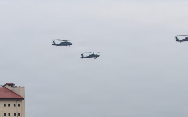2ID Soldiers Conduct a Division Run During KATUSA Friendship Week