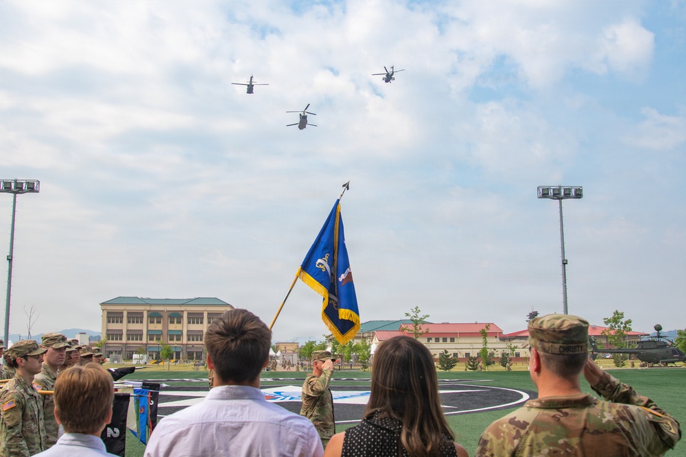 2nd Combat Aviation Brigade Change of Command Ceremony