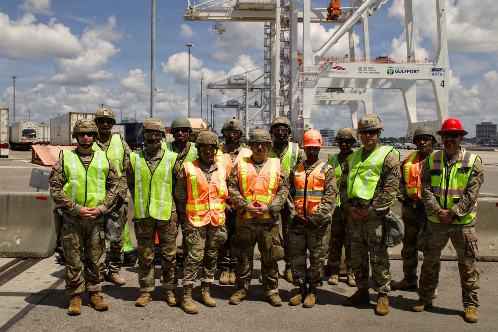 Sustainment Soldiers execute real-world rail operations during Operation Sentinel Justice