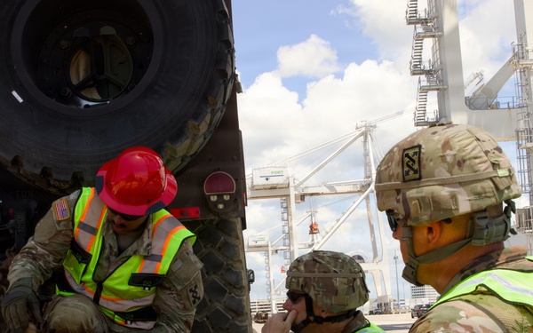 Sustainment Soldiers execute real-world rail operations during Operation Sentinel Justice