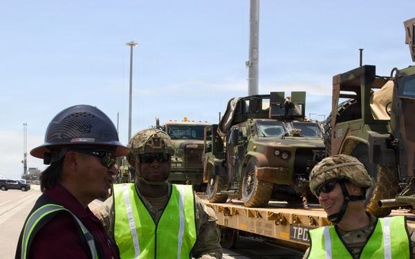 Sustainment Soldiers execute real-world rail operations during Operation Sentinel Justice