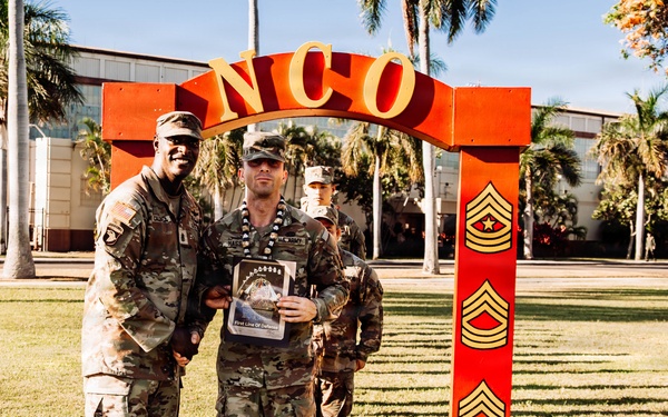 NCO Induction Ceremony Inductee Recognized at Joint Base Pearl Harbor-Hickam
