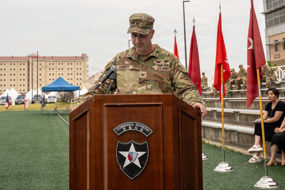 2nd Combat Aviation Brigade Change of Command Ceremony