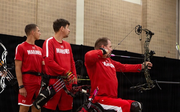 Team Marine Corps Targets Medals in Warrior Games Archery