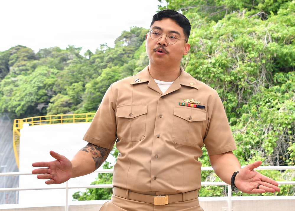 Lt. j.g. Zay Htet, assigned to NAVSUP FLC Yokosuka (FLCY), was promoted to the rank of Lieutenant during a ceremony attended by dozens of his peers onboard Commander Fleet Activities Yokosuka.