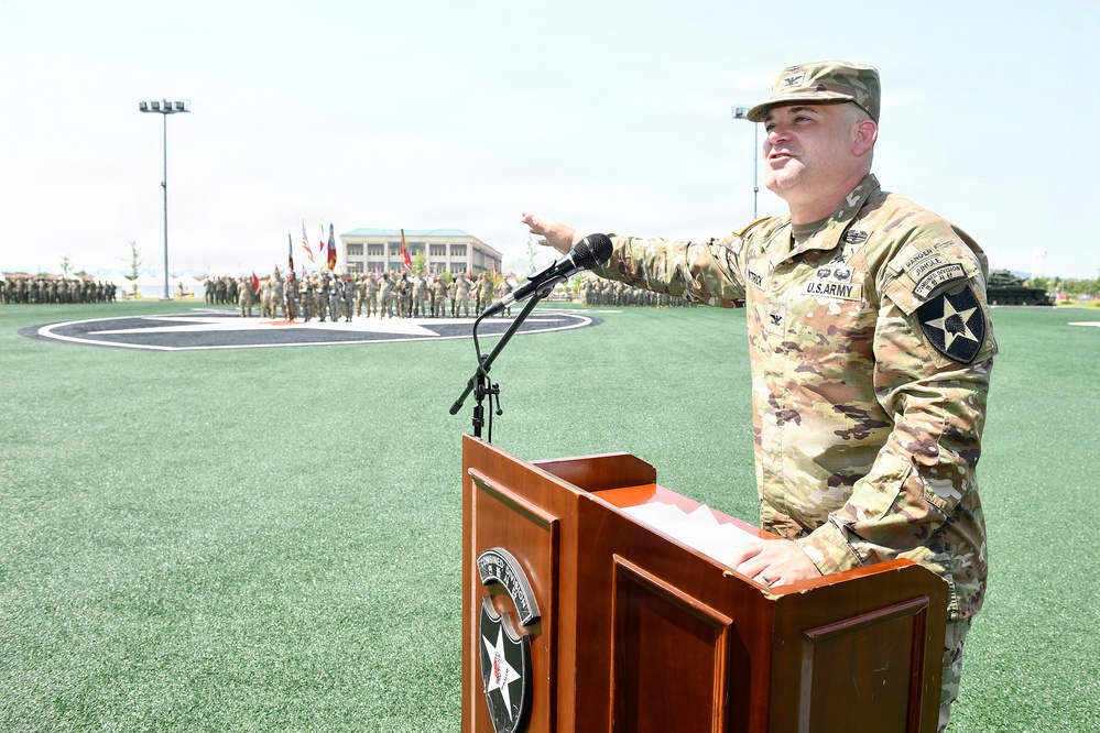 2nd Infantry Division Artillery change of command