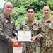NAVSUP FLC Yokosuka’s (FLCY) Logistics Specialist 1st Class Ariel Aaron Lim was recognized for his outstanding efforts in promoting awareness and collecting donations in support of the Navy-Marine Corps Relief Society (NMCRS).