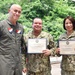 NAVSUP FLC Yokosuka’s (FLCY) Logistics Specialist 1st Class Ariel Aaron Lim was recognized for his outstanding efforts in promoting awareness and collecting donations in support of the Navy-Marine Corps Relief Society (NMCRS).