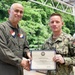 NAVSUP FLC Yokosuka’s (FLCY) Logistics Specialist 1st Class Ariel Aaron Lim was recognized for his outstanding efforts in promoting awareness and collecting donations in support of the Navy-Marine Corps Relief Society (NMCRS).