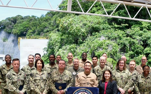 NAVSUP FLC Yokosuka’s (FLCY) Logistics Specialist 1st Class Ariel Aaron Lim was recognized for his outstanding efforts in promoting awareness and collecting donations in support of the Navy-Marine Corps Relief Society (NMCRS).