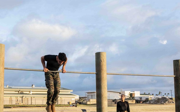 Strength training: Marine Corps Martial Arts Program O-Course training at MCBH