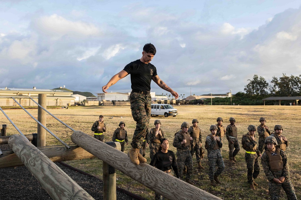 Strength training: Marine Corps Martial Arts Program O-Course training at MCBH