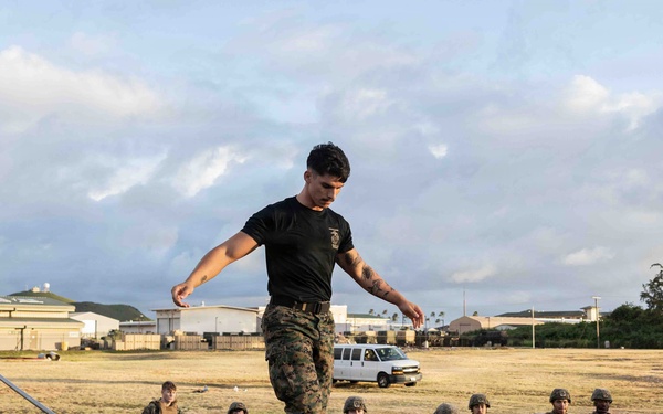 Strength training: Marine Corps Martial Arts Program O-Course training at MCBH