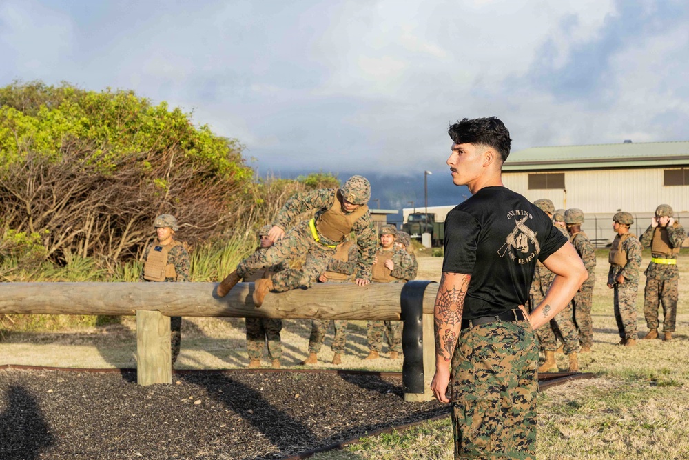 Strength training: Marine Corps Martial Arts Program O-Course training at MCBH