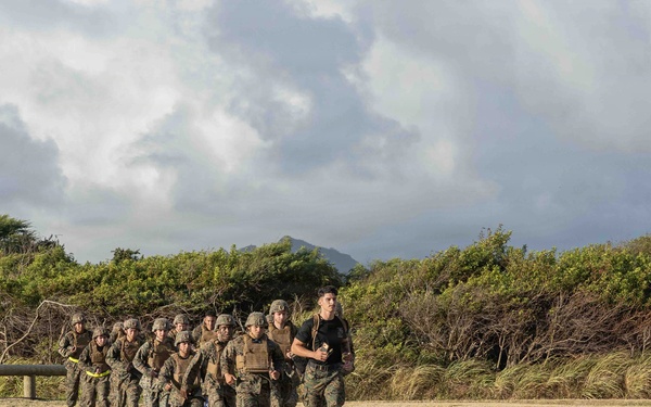 Strength training: Marine Corps Martial Arts Program O-Course training at MCBH