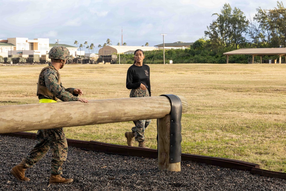 Strength training: Marine Corps Martial Arts Program O-Course training at MCBH