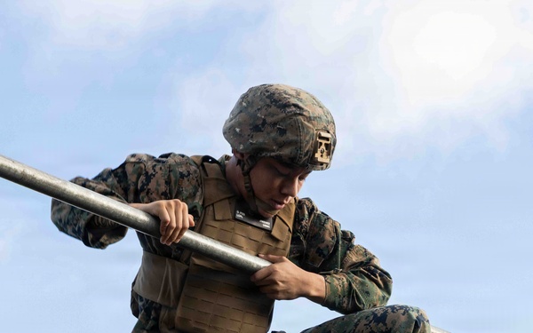 Strength training: Marine Corps Martial Arts Program O-Course training at MCBH