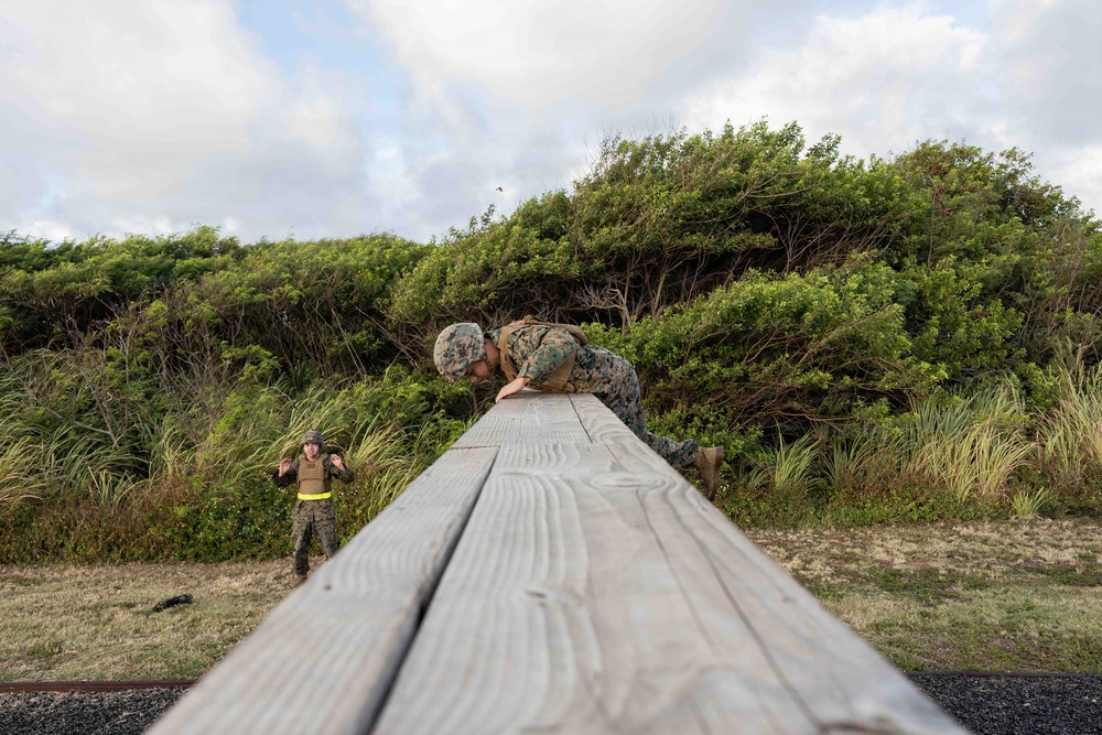 Strength training: Marine Corps Martial Arts Program O-Course training at MCBH