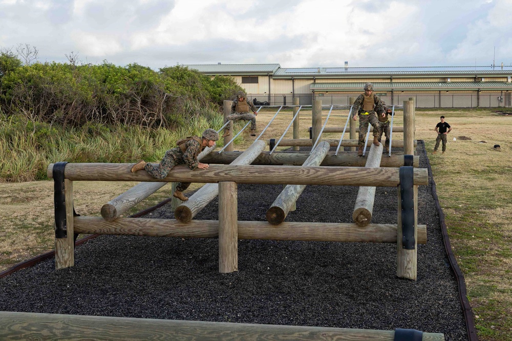 Strength training: Marine Corps Martial Arts Program O-Course training at MCBH