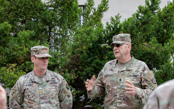 510th Regional Support Group hosts a farewell ceremony for Maj. Adam Eyerly