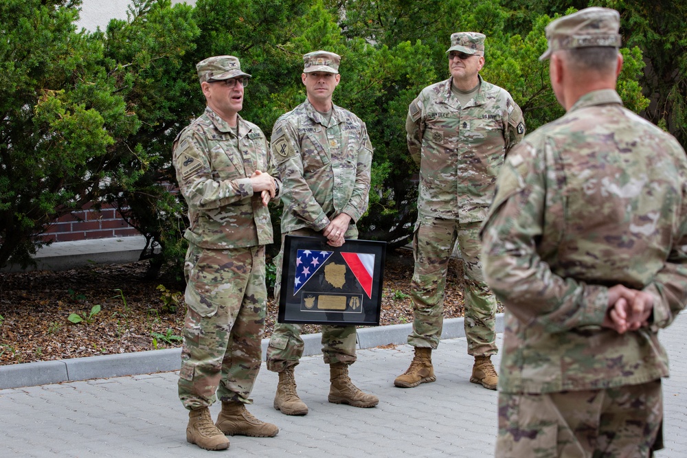 510th Regional Support Group hosts a farewell ceremony for Maj. Adam Eyerly