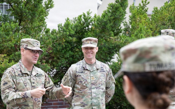 510th Regional Support Group hosts a farewell ceremony for Maj. Adam Eyerly