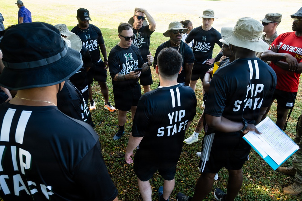 94th Army Air and Missile Defense Command Soldiers volunteer at the Youth Impact Program