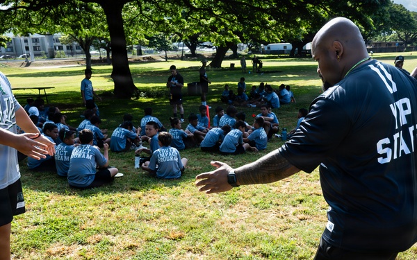 94th Army Air and Missile Defense Command Soldiers volunteer at the Youth Impact Program