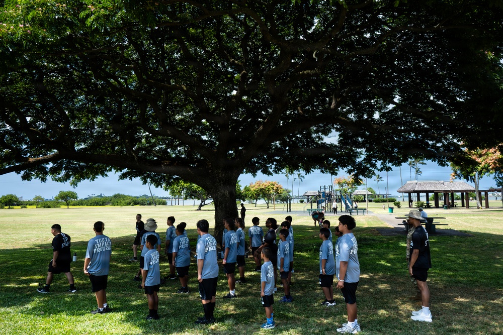 94th Army Air and Missile Defense Command Soldiers volunteer at the Youth Impact Program