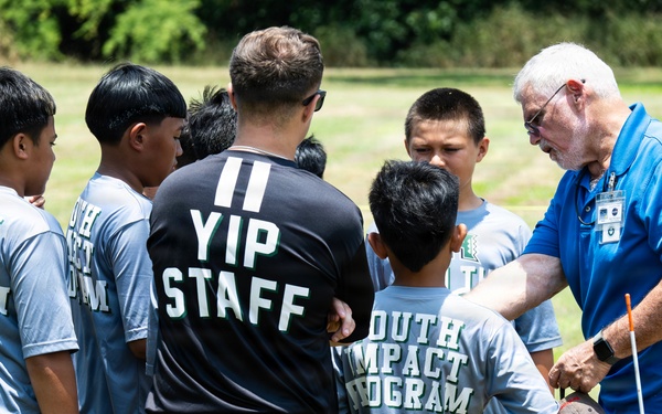 94th Army Air and Missile Defense Command Soldiers volunteer at the Youth Impact Program