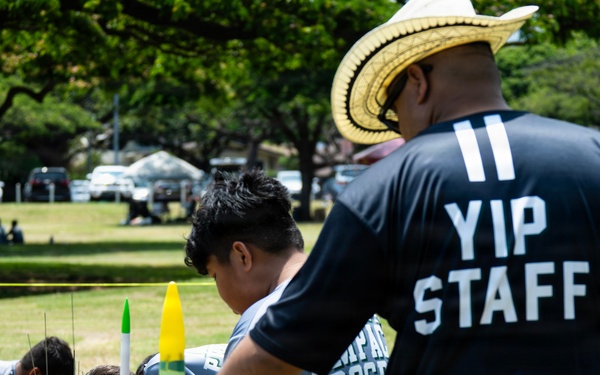94th Army Air and Missile Defense Command Soldiers volunteer at the Youth Impact Program