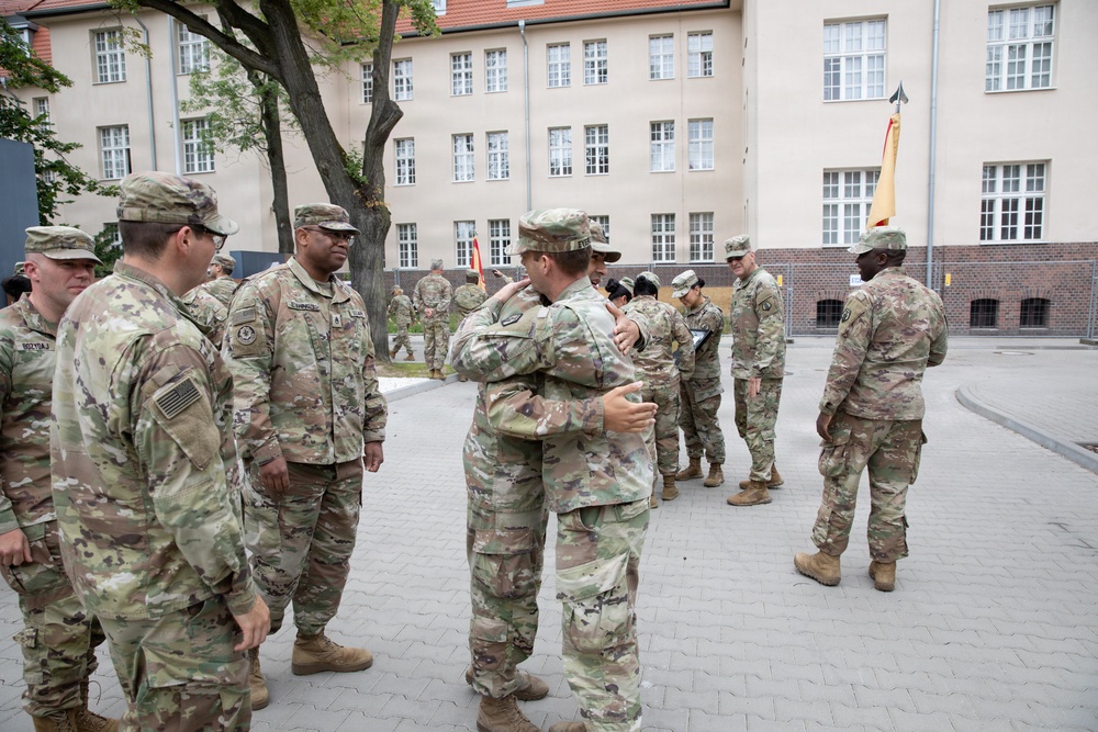 510th Regional Support Group hosts a farewell ceremony for Maj. Adam Eyerly