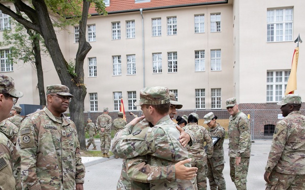 510th Regional Support Group hosts a farewell ceremony for Maj. Adam Eyerly