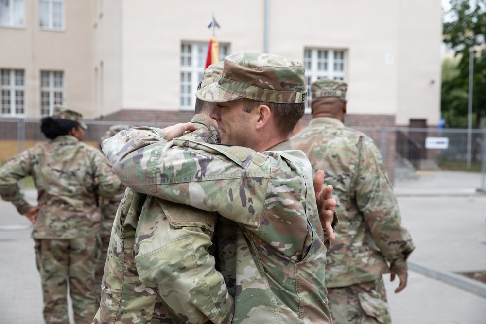510th Regional Support Group hosts a farewell ceremony for Maj. Adam Eyerly