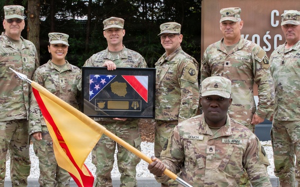 510th Regional Support Group hosts a farewell ceremony for Maj. Adam Eyerly