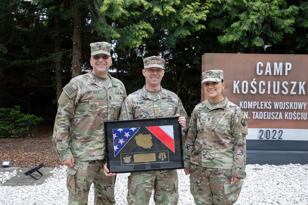 510th Regional Support Group hosts a farewell ceremony for Maj. Adam Eyerly