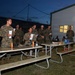 U.S. Marines and Sailors holds field service in Romania