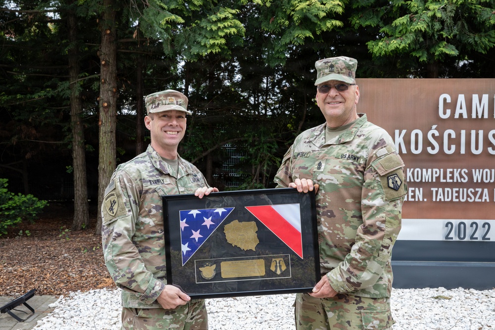 510th Regional Support Group hosts a farewell ceremony for Maj. Adam Eyerly