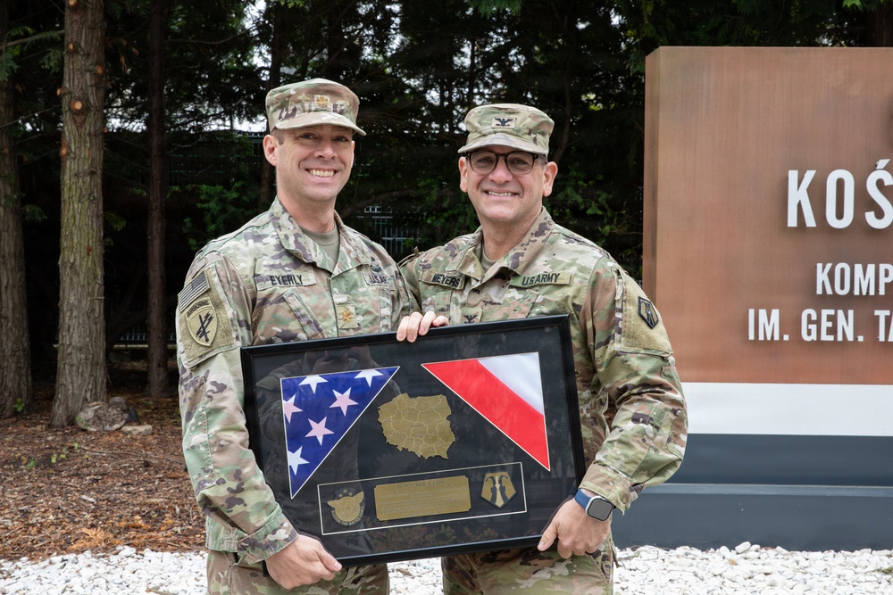 510th Regional Support Group hosts a farewell ceremony for Maj. Adam Eyerly