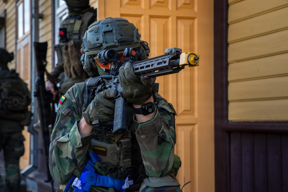 1st Cavalry Division Soldiers bolster combat readiness of the Lithuanian Riflemen’s Union