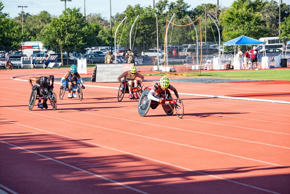 Team Marine Corps Takes Warrior Games Track and Field in Stride