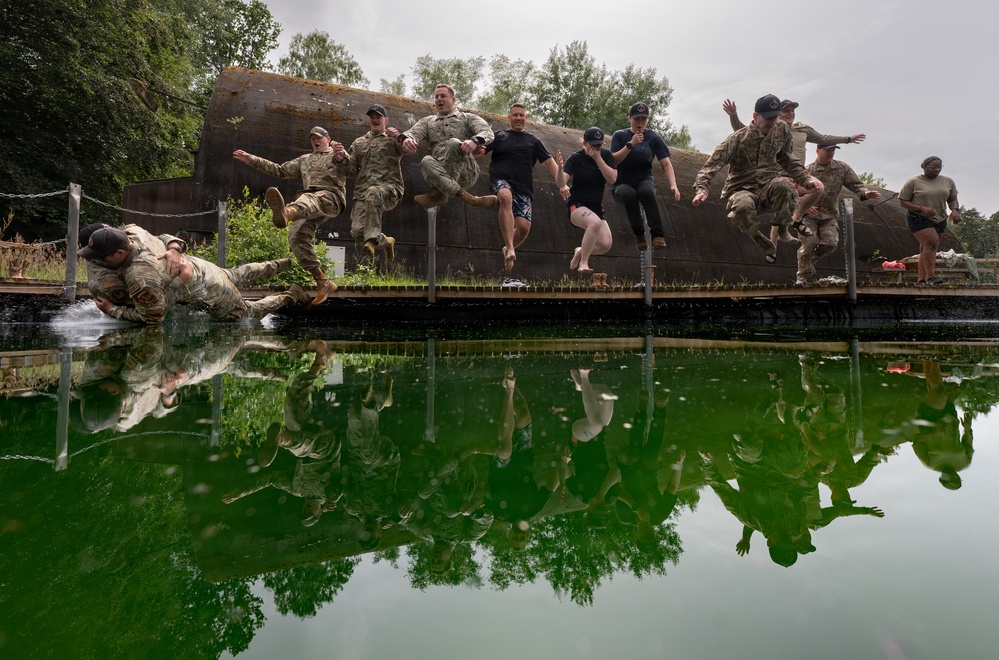 435th CTS Airmen dive into tradition at Ramstein
