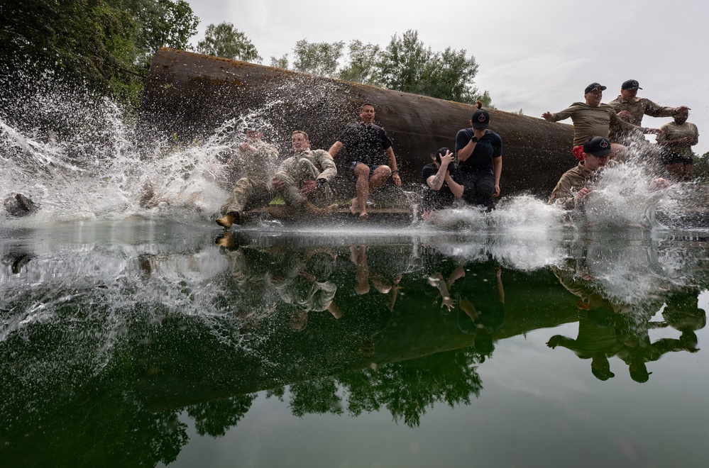 435th CTS Airmen dive into tradition at Ramstein