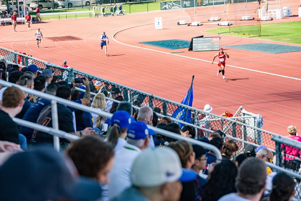 Team Marine Corps Takes Warrior Games Track and Field in Stride